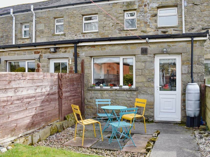 Sitting-out-area | Number 3 - Flying Horseshoe Cottages, Clapham, near Ingleton