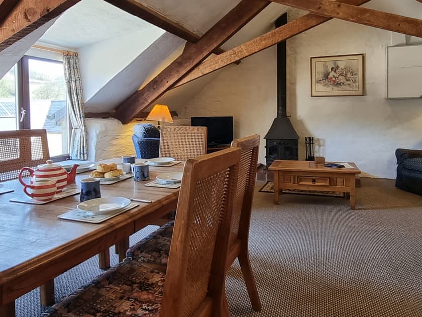 Living room/dining room | Bracken Cottage - Riscombe Farm Cottages, Exford