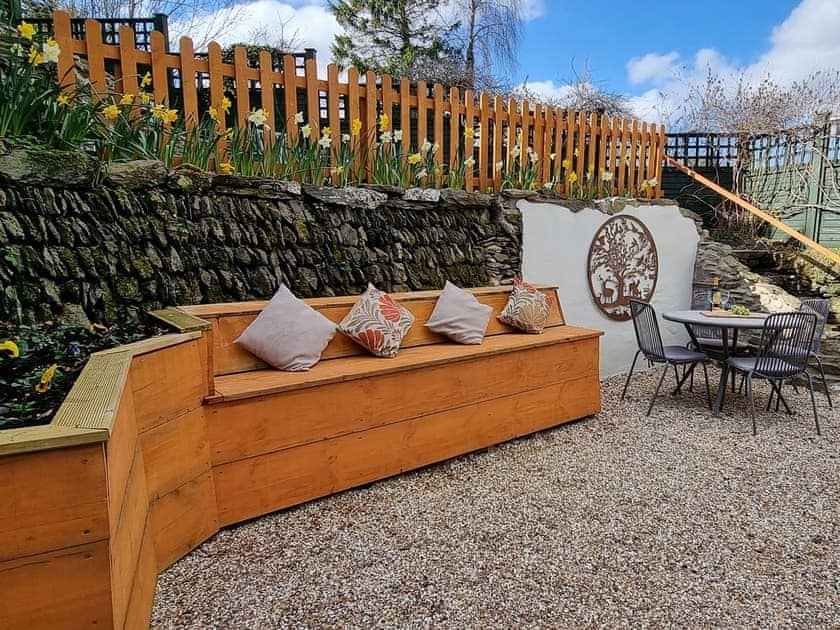 Sitting-out-area | Karslake Cottage, Winsford