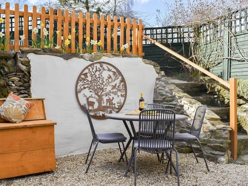 Sitting-out-area | Karslake Cottage, Winsford