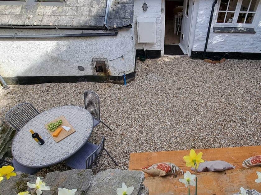 Sitting-out-area | Karslake Cottage, Winsford