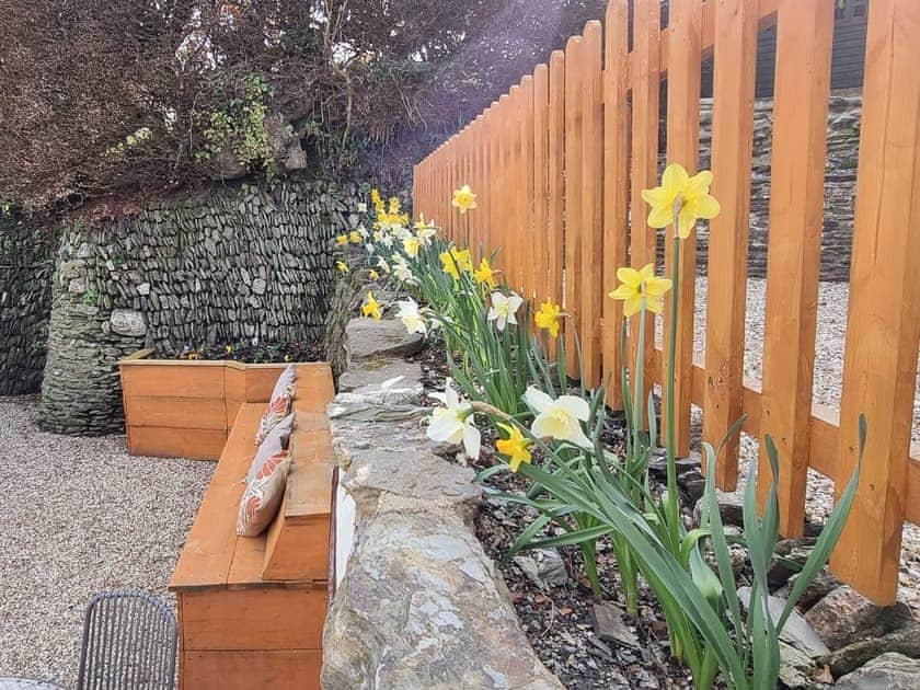 Sitting-out-area | Karslake Cottage, Winsford