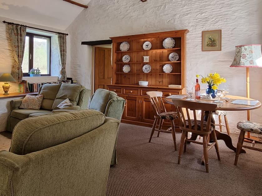Living room/dining room | Fern Cottage - Riscombe Farm Cottages, Exford