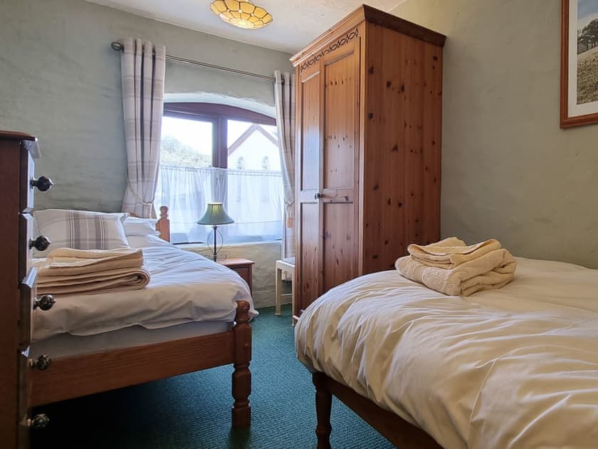 Second twin bedroom | Heather Cottage - Riscombe Farm Cottages, Exford
