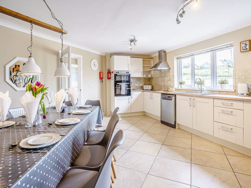 Kitchen/diner | Hafdir - Gwbert Holiday Cottages, Gwbert, near Cardigan