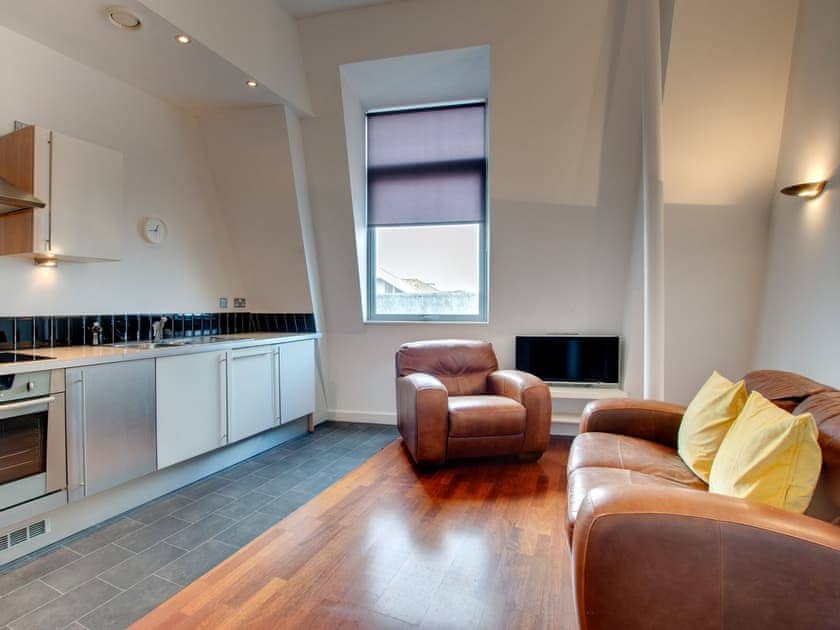 Open plan living space | Crown Apartments 511 - Crown Apartments, Newcastle upon Tyne