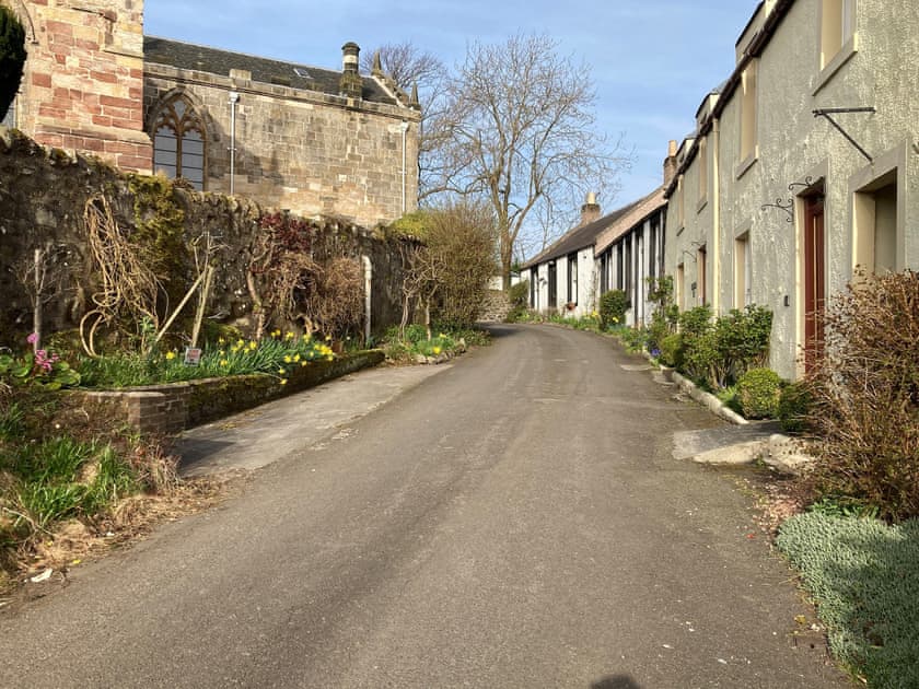 Property can be seen at the top of the lane | Kirkside Cottage, Upper Largo, Leven