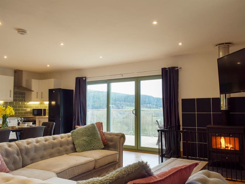 Living area | Red Kite Lodge - Acre Luxury Lodges, Stanner, near Kington