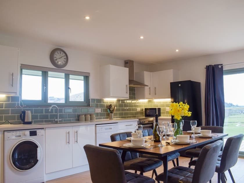 Open plan living space | Red Kite Lodge - Acre Luxury Lodges, Stanner, near Kington