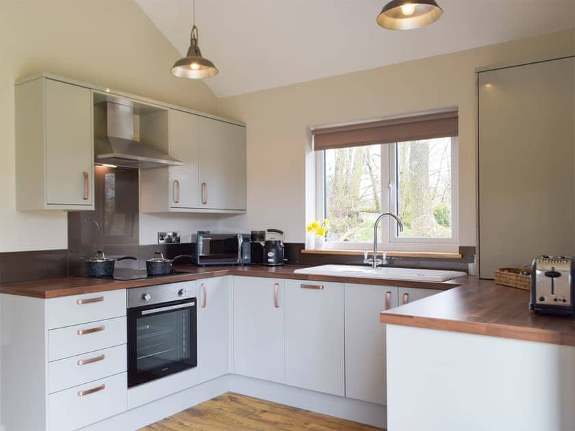 Kitchen | Cadno - Glanyrafon Lodges, Cwrt Newydd, near Llandysul