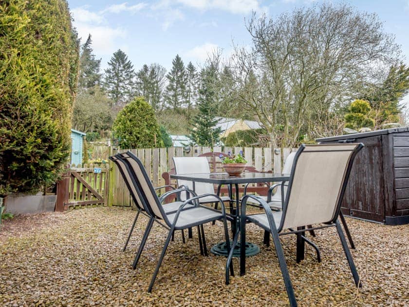 Outdoor eating area | Old Brewery Cottage - Old Brewery Cottages, Melkridge