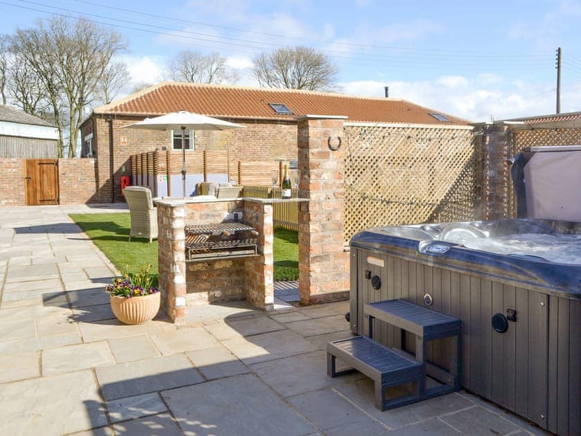 Outdoor area | The Stables - Chalet Farm Holidays, Langtoft, near Driffield