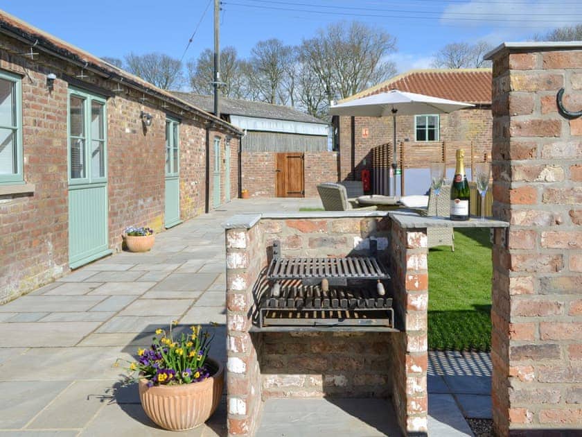 Outdoor area | The Stables - Chalet Farm Holidays, Langtoft, near Driffield