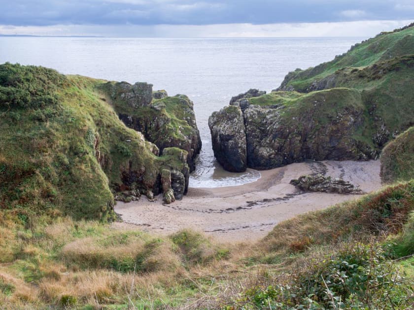 Bogle Hole from the cliff path | Craigrannoch Cottage, Rockcliffe