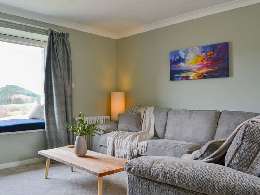 Living room | The Grain Store, Loch Ruthven