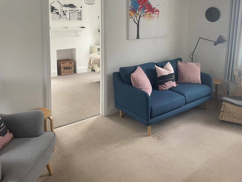 Tastefully furnished living room | Evelyn Cottage, Dartmouth