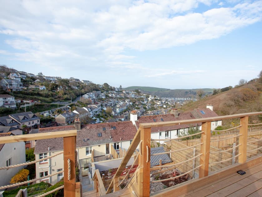 View from upper terrace of rear garden | Teds Cottage, Victoria Road, Dartmouth