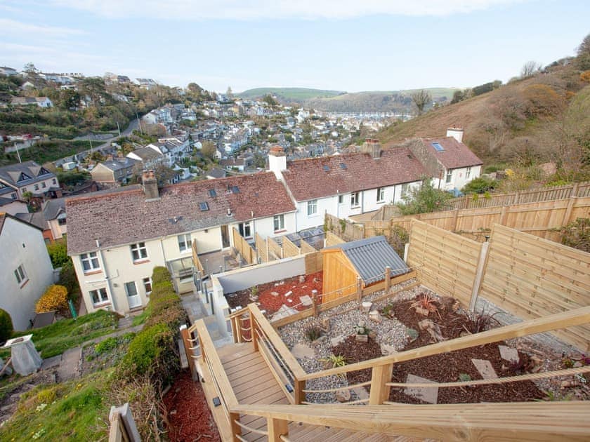 Upper terrace of rear garden | Teds Cottage, Victoria Road, Dartmouth