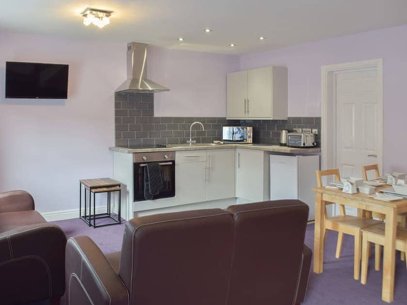 Open plan living space | Apartment 4 - White Rose Apartments, Tenby
