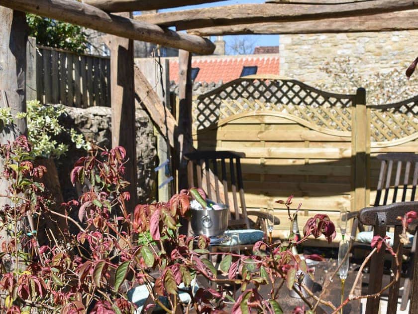 Sitting-out-area | Borough Beck Cottage, Helmsley