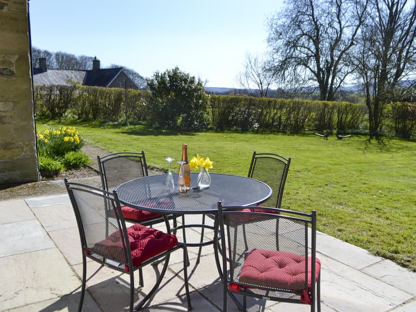 Sitting-out-area | Keepers Cottage, Burradon near Thropton