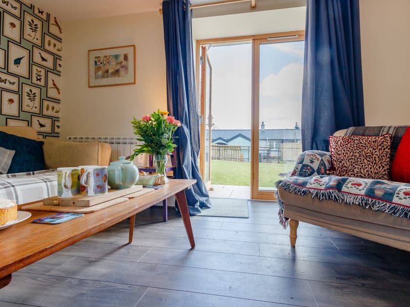 Double doors to garden | 19 South Street, Grantown-on-Spey