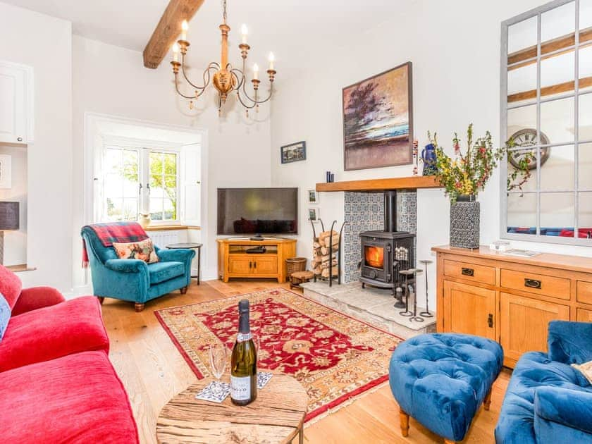 Living room | The Farmhouse - Oak Tree Farm, West Witton, near Leyburn