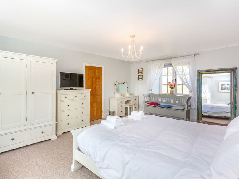 Double bedroom | The Farmhouse - Oak Tree Farm, West Witton, near Leyburn