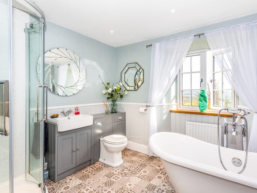 Bathroom | The Farmhouse - Oak Tree Farm, West Witton, near Leyburn