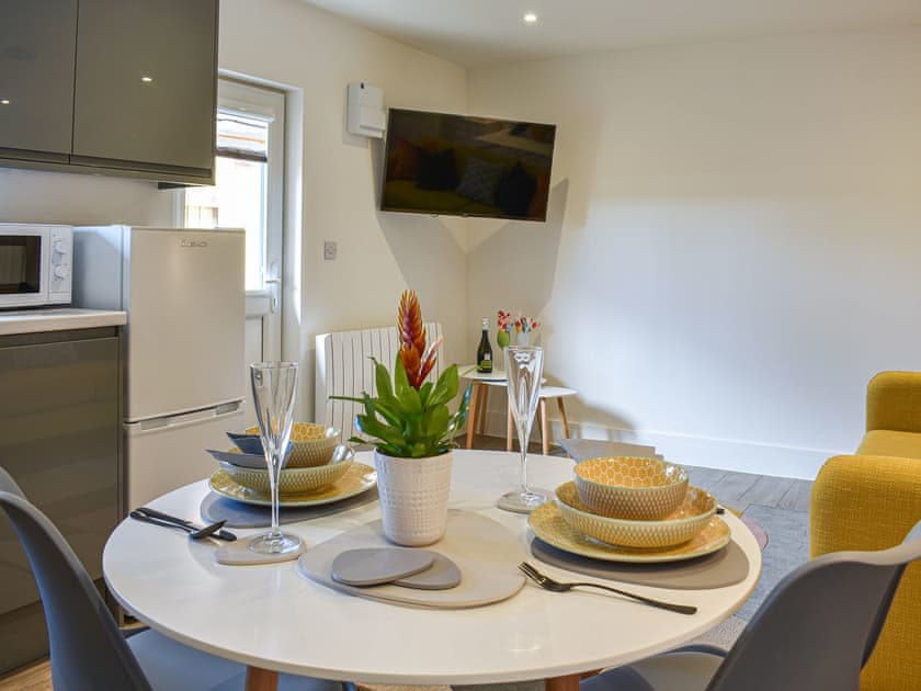 Open plan living space | Devonia Studio - Devonia Holiday Homes, Newchurch, near Sandown