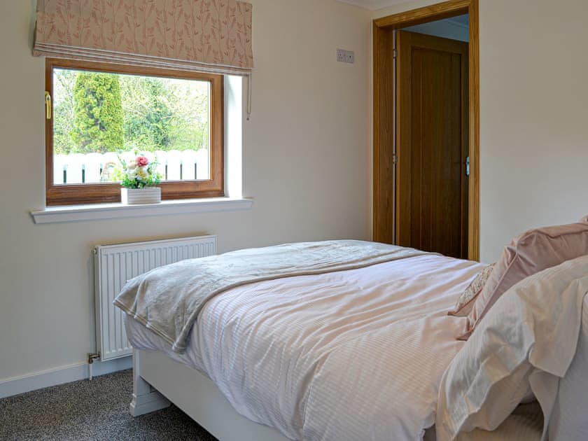 Double bedroom | The Tranquil Orchard - Woodpecker Lodge - The Tranquil Orchard , Brocklehirst, near Dumfries