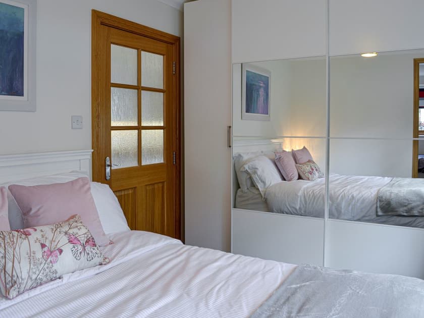 Double bedroom | The Tranquil Orchard - Woodpecker Lodge - The Tranquil Orchard , Brocklehirst, near Dumfries