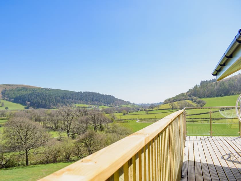 Veranda | Red Kite Lodge - Acre Luxury Lodges, Stanner, near Kington