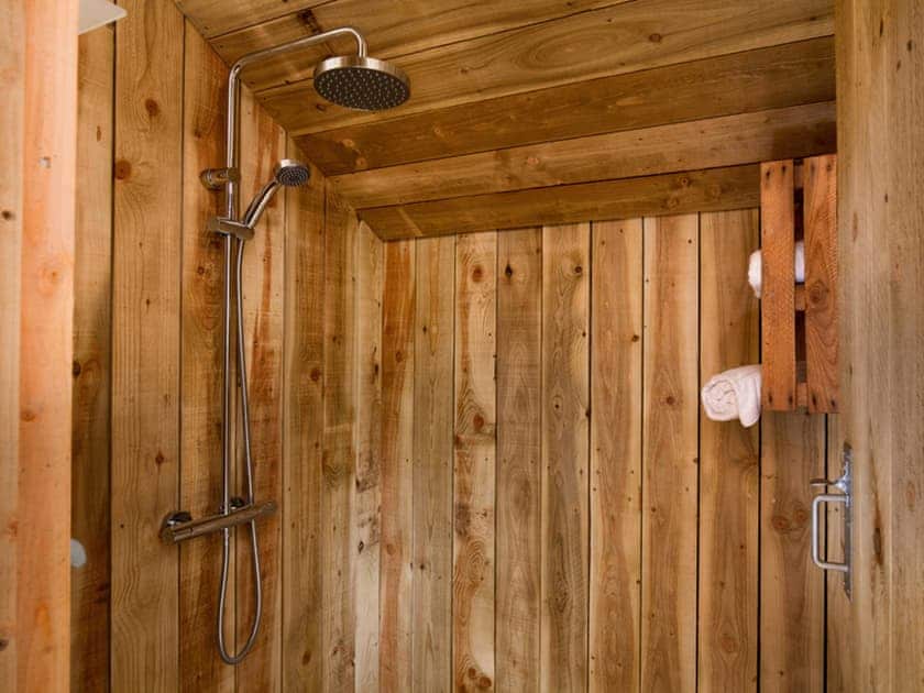 Shower room | Lower Keats Glamping, Tytherleigh, near Axminster
