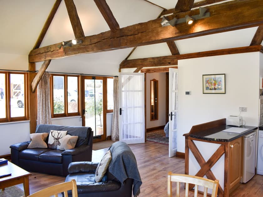 Open plan living space | The Plough Shed - Compton Farm Cottages, Compton, near Chichester
