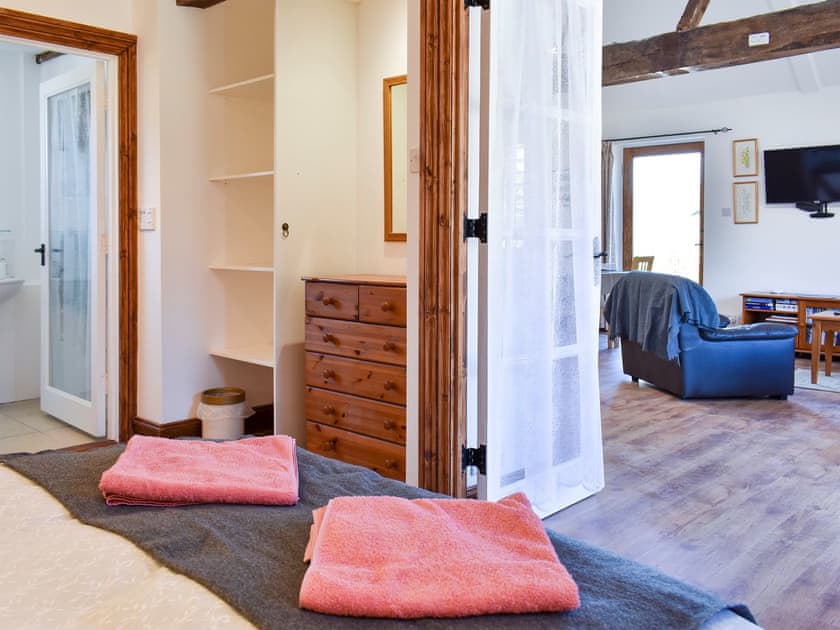 Double bedroom | The Plough Shed - Compton Farm Cottages, Compton, near Chichester