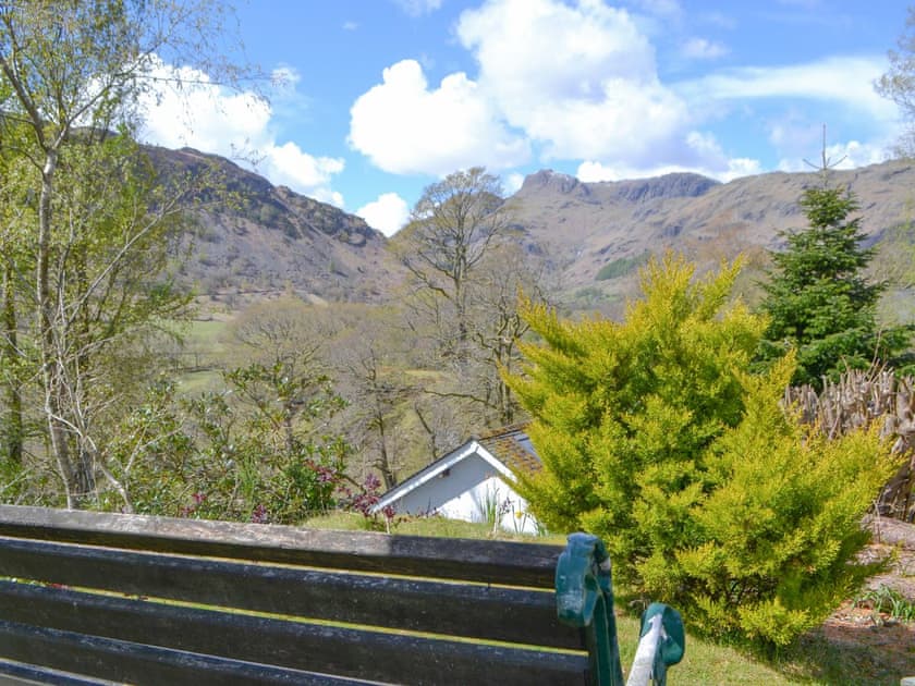 Sitting-out-area | Langdale Cottage, Chapel Stile, near Ambleside