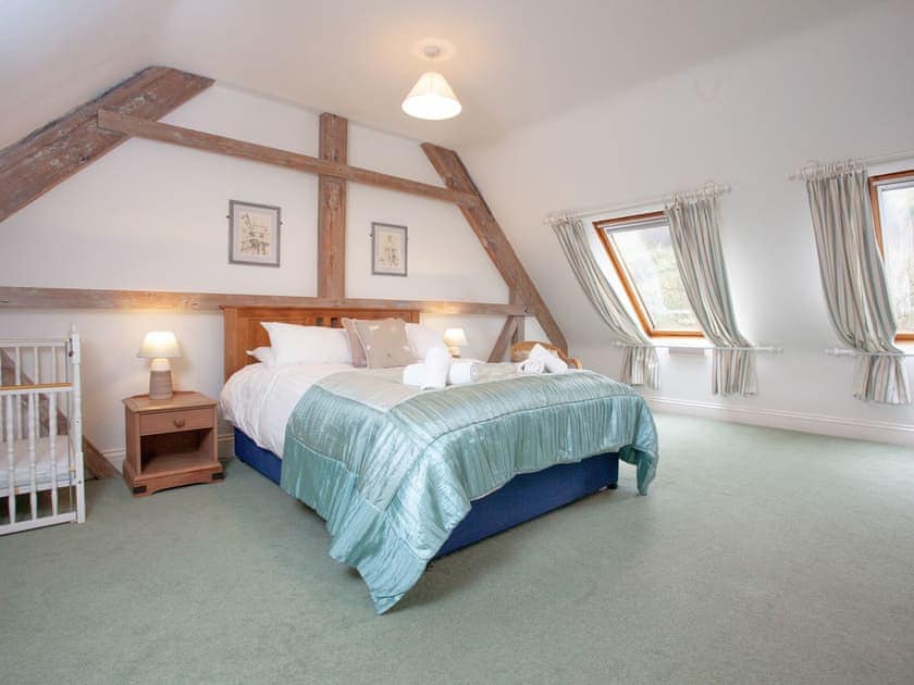 Double bedroom | Turbine Cottage - Tuckenhay Mill, Bow Creek, between Dartmouth and Totnes