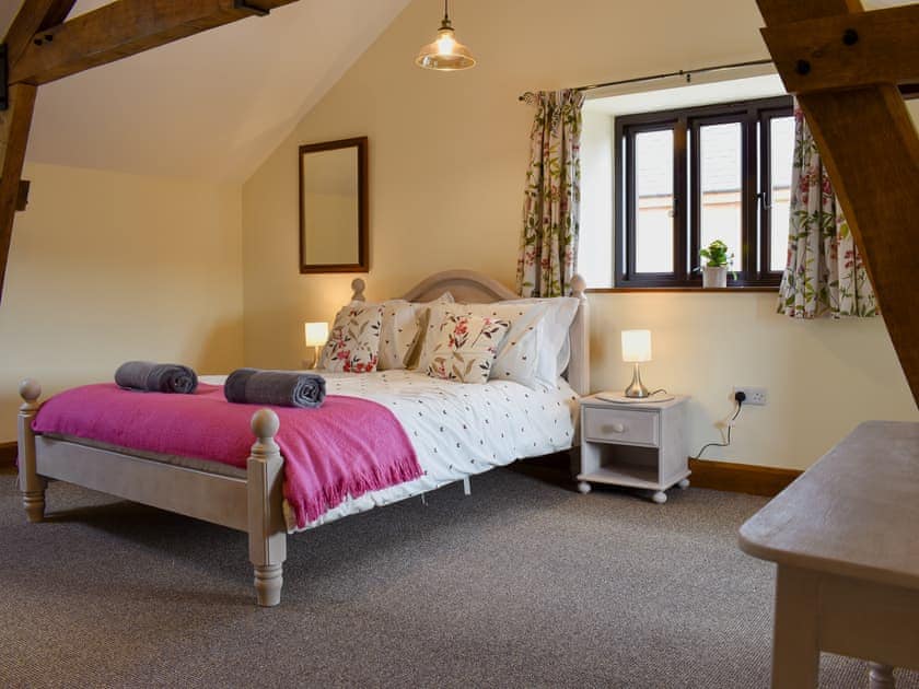 Double bedroom | Bucknole FarmThe Old Shippon, Northleigh, near Honiton