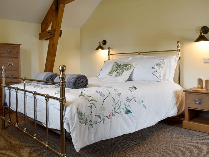 Double bedroom | Bucknole FarmThe Old Shippon, Northleigh, near Honiton