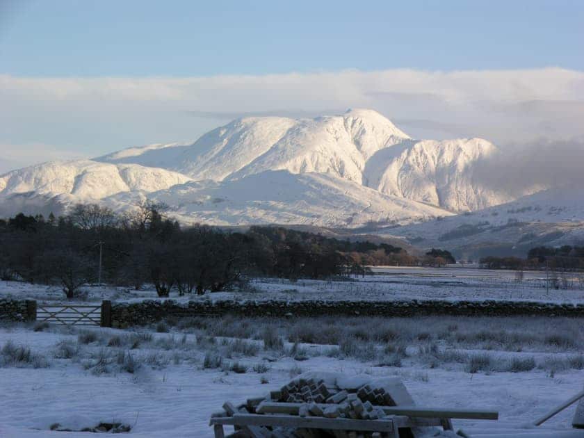 Ben Nevis as viewed from the garden | Watercolour, Ardgour, near Fort William