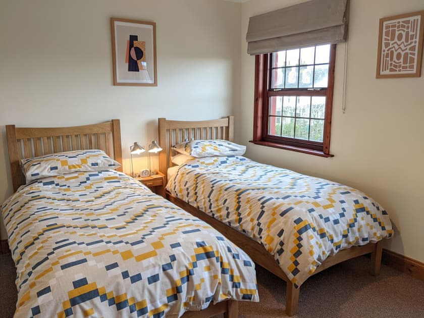 Twin bedroom | Brambleside, Mawbray near Allonby