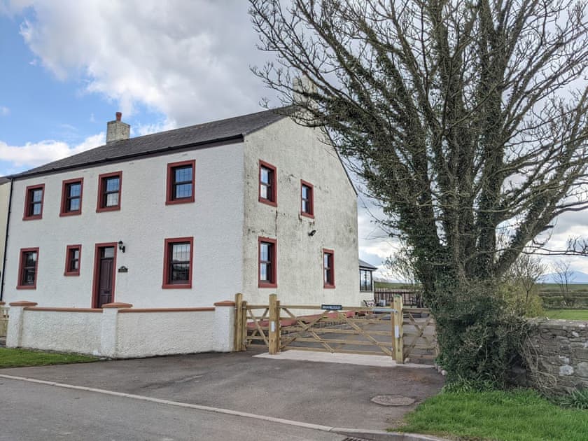 Exterior with ample parking in the driveway | Brambleside, Mawbray near Allonby