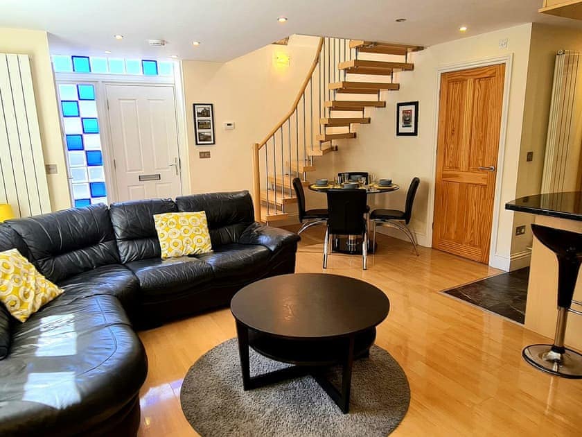 Open plan living space | The Old Pump House, Tenby