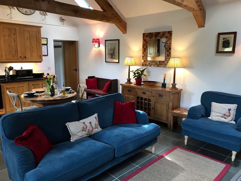 Open plan living space | The Barn, Rowen, near Conwy