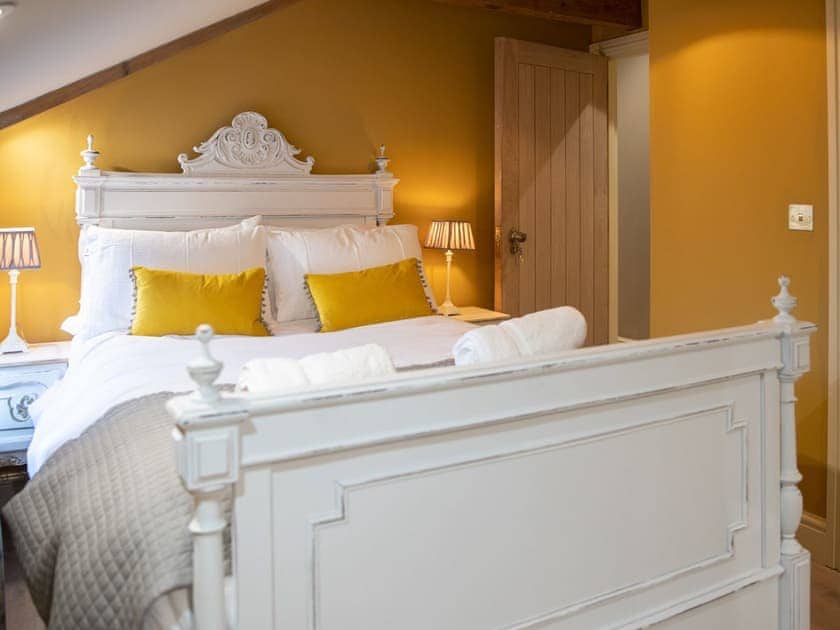 Double bedroom | The Stables - Shortflatt Tower Cottages, Belsay