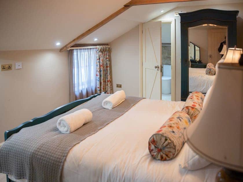 Double bedroom | The Stables - Shortflatt Tower Cottages, Belsay