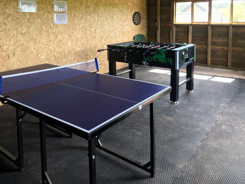 Games room | Hay Rick, Milk Churn, Scrumpy Barn - Hayes Farm Mews, Luton, near Newton Abbot
