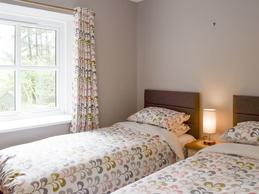 Twin bedroom | The Barn, Campsie Fells nr Fintry