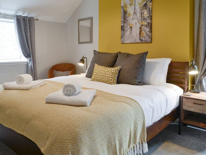 Super king bedroom | Buckle House, Gatehouse of Fleet, near Kirkcudbright